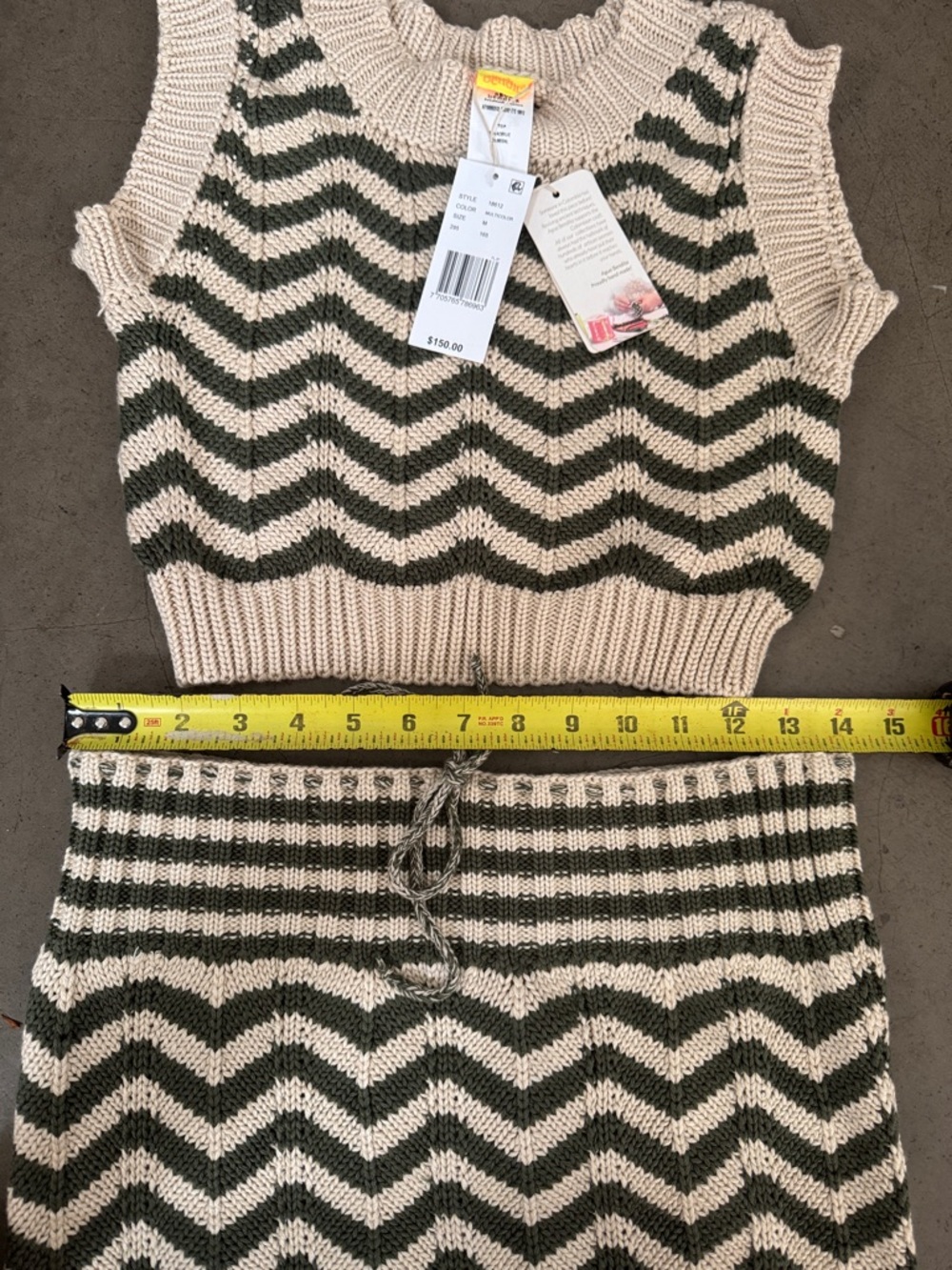 Agua Bendita Matching Knit Set NWT - Picture 6 of 8